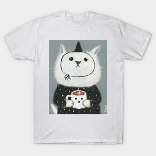 New Ghost Coffee Cup T-Shirt